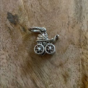 Brighton Baby Carriage Charm